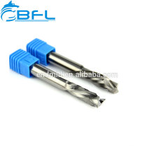 BFL Solid Carbide Cutting Tools Down Cut Flute Spiral End Mill Conical Cutter